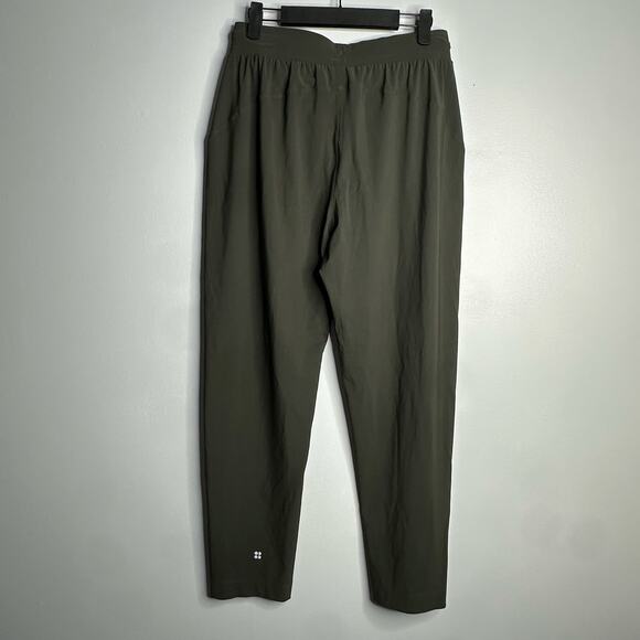 Sweaty Betty Women's Ivy Green Tie Waist Explorer Jogger Loose Fit Pants Size S - Picture 10 of 10
